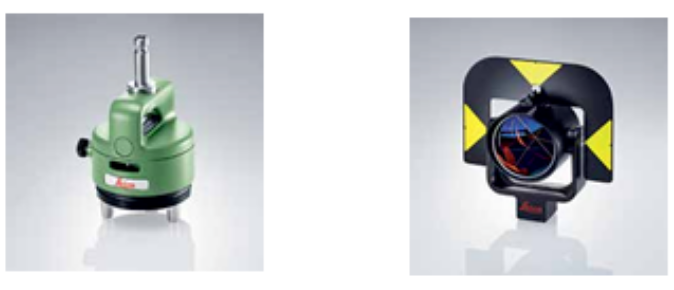 徠卡棱鏡和支架合理搭配，更易獲得高精度測量成果！